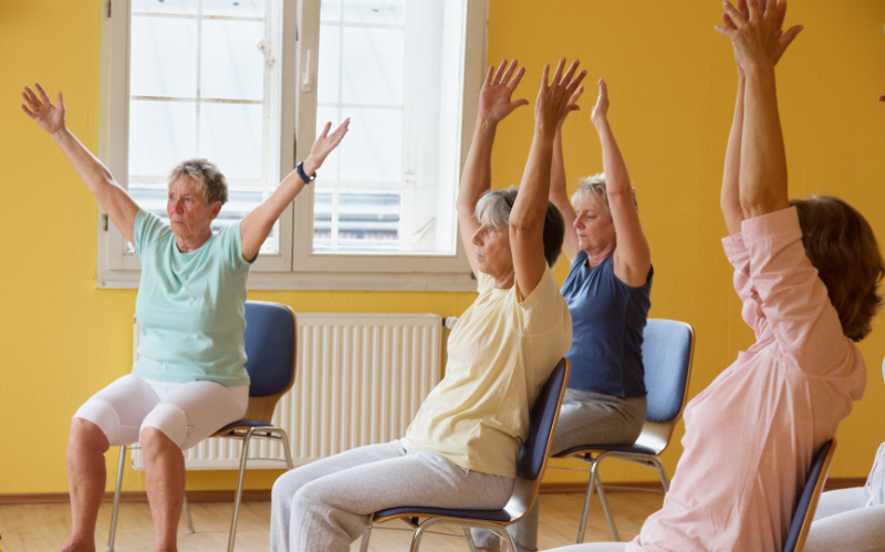 stauy active chair yoga