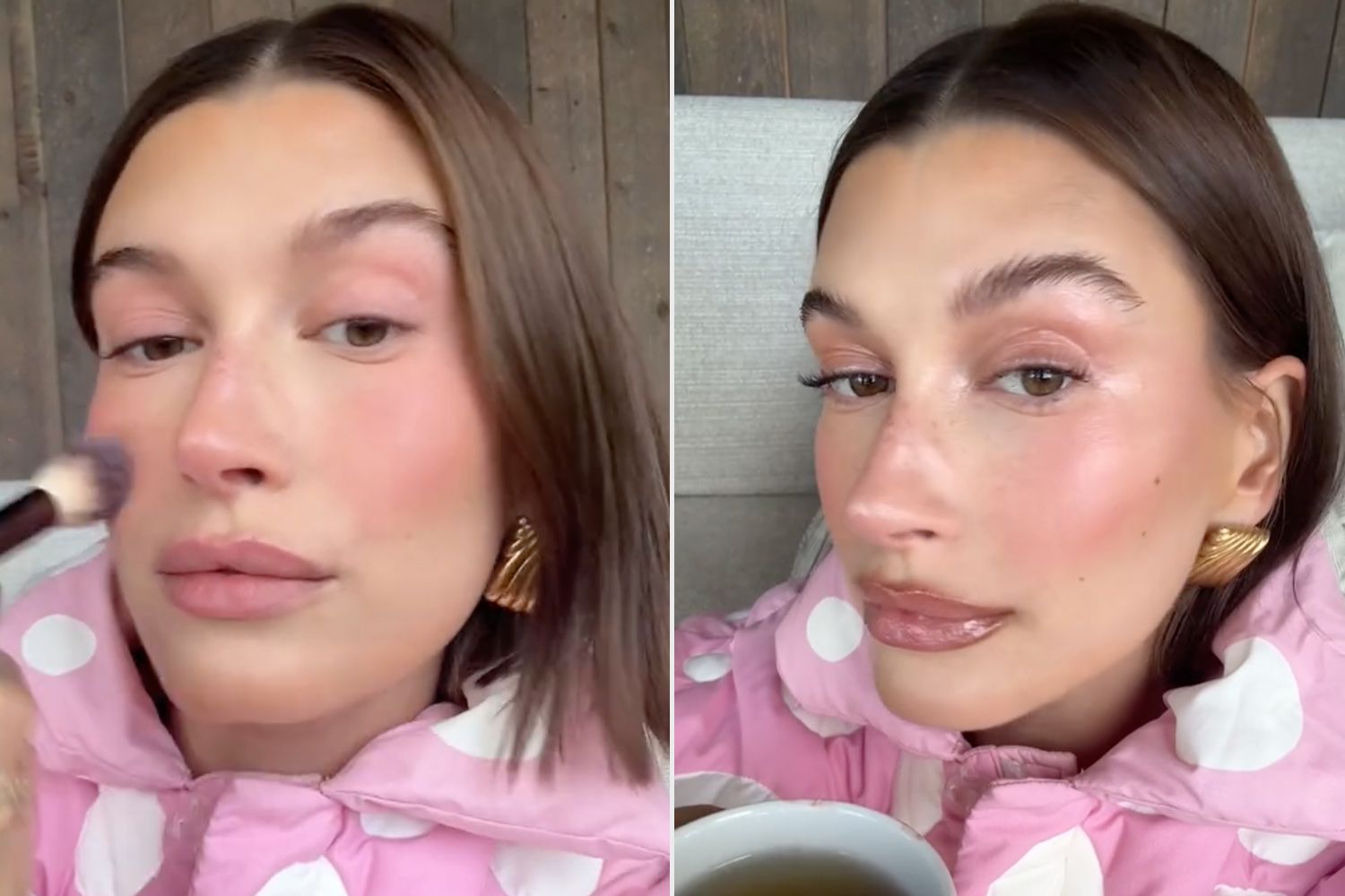hailey bieber make up